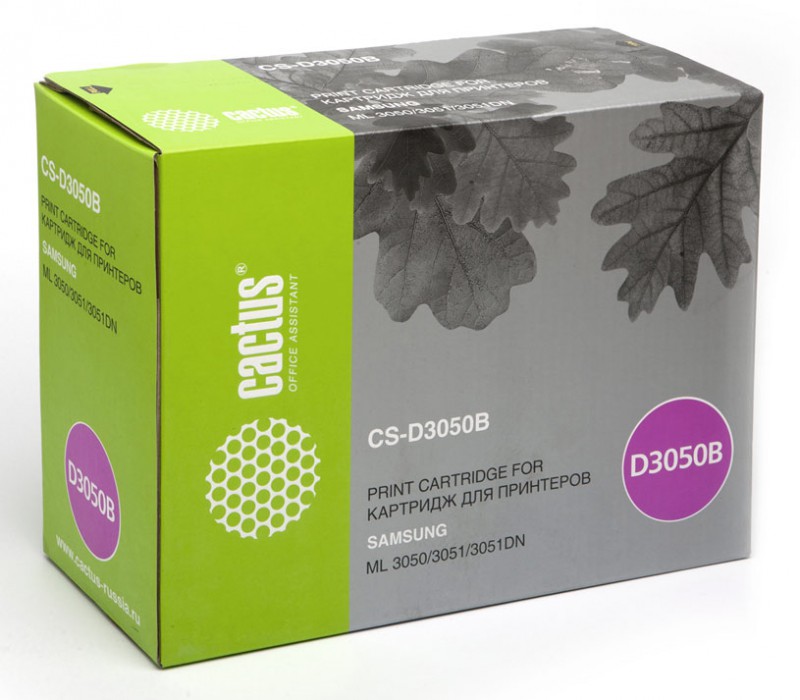 Картридж CACTUS CS-D3050B для принтеров SAMSUNG  ML-3051ND, 8000 стр