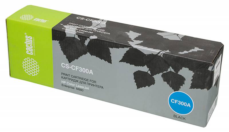 Картридж Cactus CS-CF300A для HP CLJ Ent M880 (29500стр.) черный